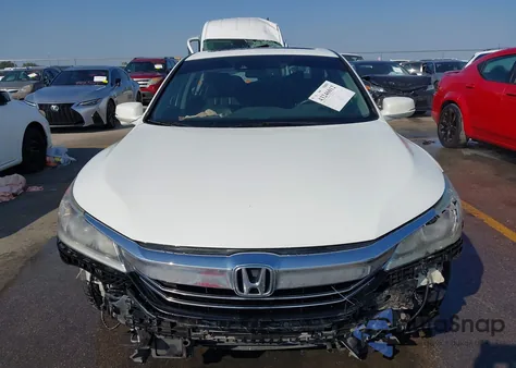 2017 Honda Accord Hybrid Ex-L из США, поврежденный, VIN JHMCR6F50HC008570